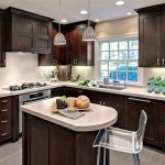 Small Kitchen With Dark Cabinets