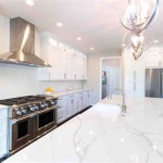 White Cabinets And Marble Countertops
